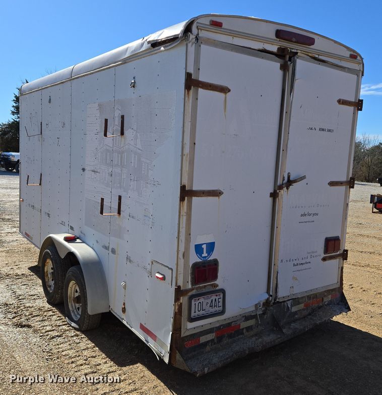 image for item DS5303 2002 Interstate enclosed cargo trailer