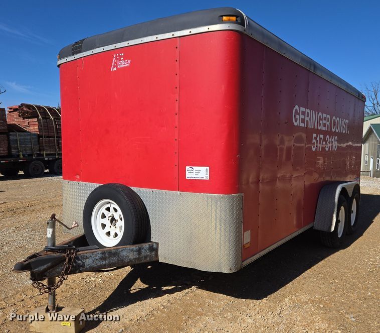 image for item DS5304 1999 Pace American enclosed cargo trailer