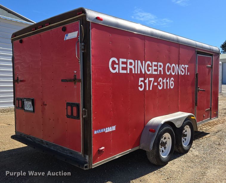 image for item DS5304 1999 Pace American enclosed cargo trailer