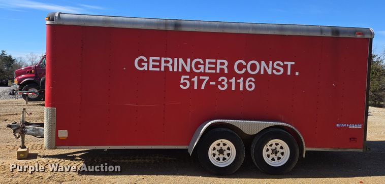 image for item DS5304 1999 Pace American enclosed cargo trailer