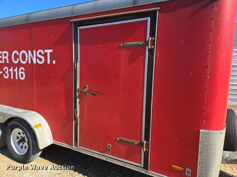 image for item DS5304 1999 Pace American enclosed cargo trailer