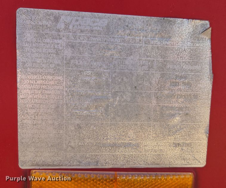 image for item DS5304 1999 Pace American enclosed cargo trailer