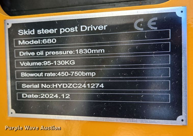 image for item DS5311 2024 GIYI 680 Post Driver