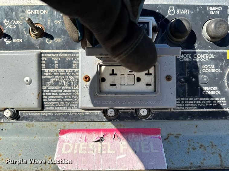 image for item DT0672 Lincoln Electric Shield-Arc SA-250 welder/generator