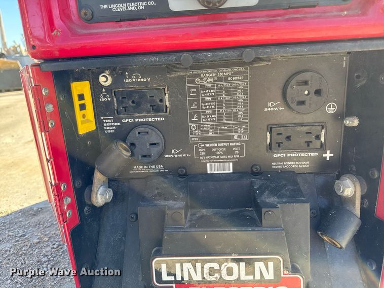 image for item DT0674 Lincoln Electric Ranger 330 MPX welder