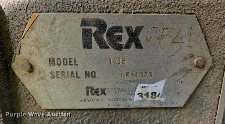 image for item DT7058 Rex 3-35 soil compactor
