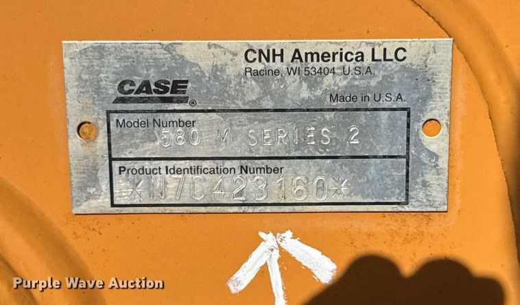 image for item DU3368 2007 Case 580M Series 2 backhoe