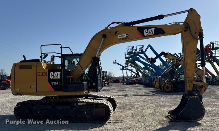 image for item DU3369 2012 Caterpillar 316EL excavator