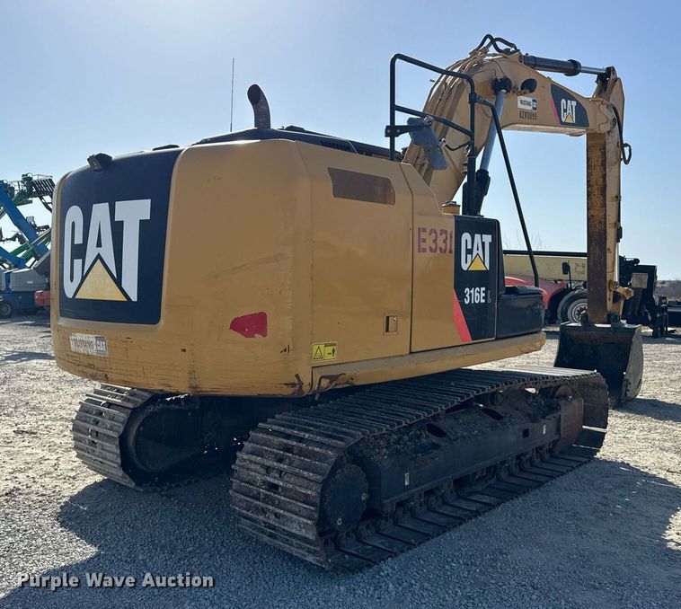 image for item DU3369 2012 Caterpillar 316EL excavator