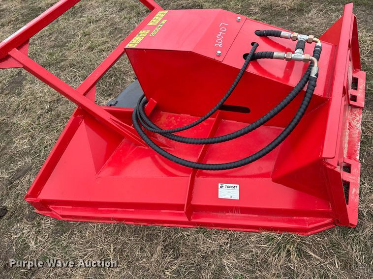 image for item DU9699 2024 TopCat SSDFM60 skid steer mulcher