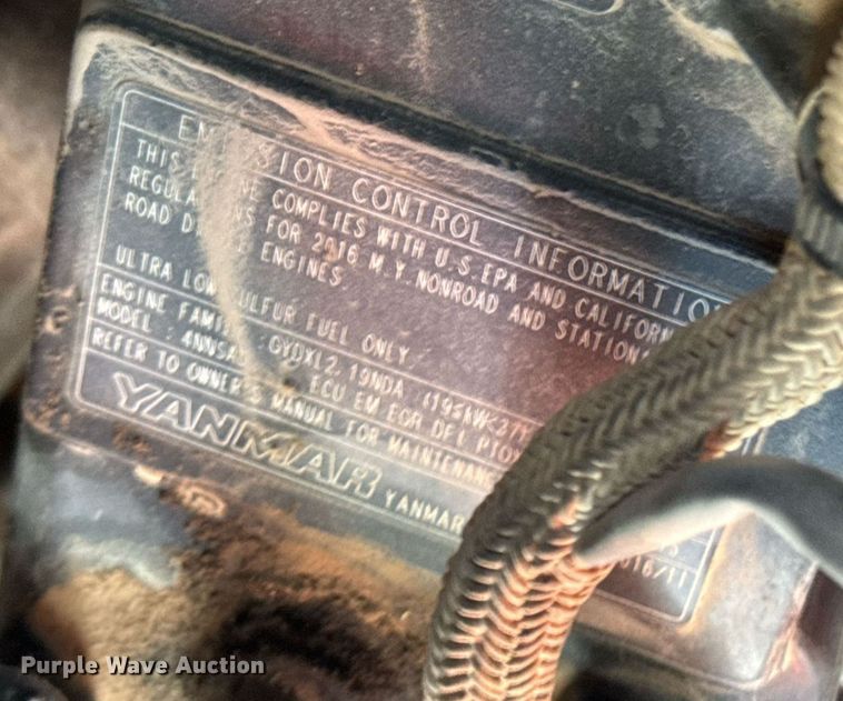 image for item DU9723 2017 Takeuchi TB240 mini excavator