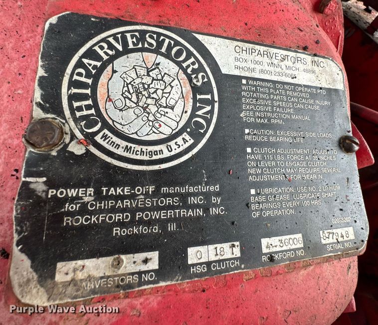 image for item DU9727 1997 Morbark 1200 tub grinder