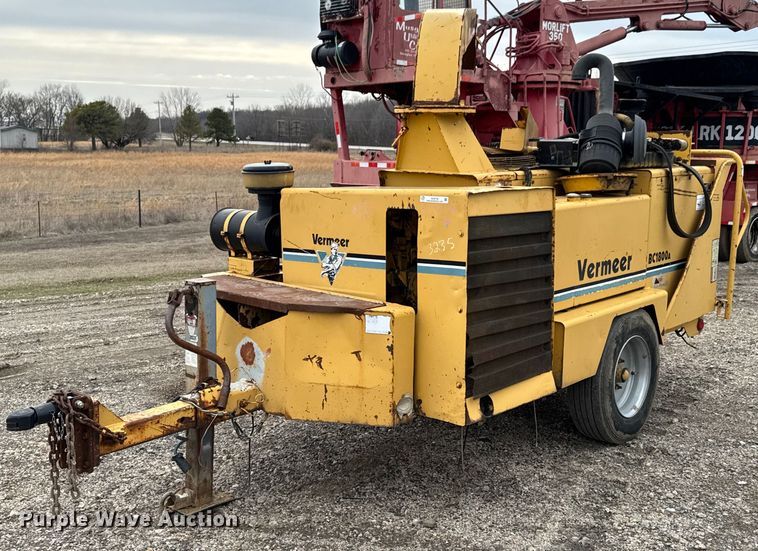 Vermeer BC1800A wood chipper in Claremore, OK | Item DU9728 sold