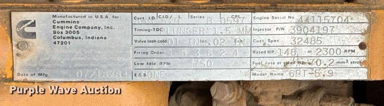 image for item DU9731 1990 Champion 710A motor grader