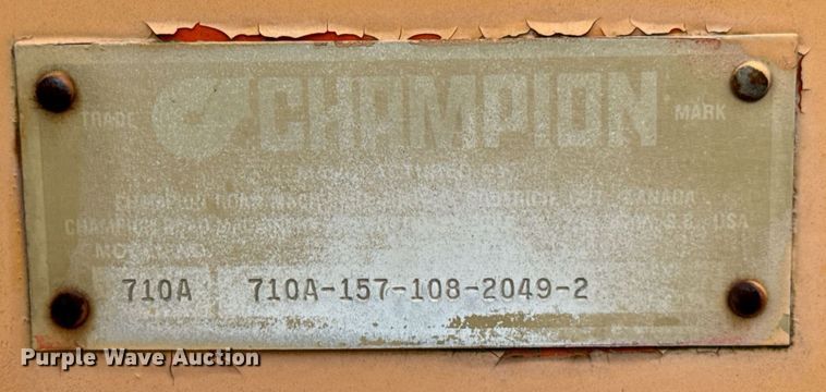 image for item DU9731 1990 Champion 710A motor grader