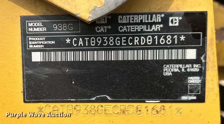 image for item DV0625 2005 Caterpillar 938G Series II wheel loader