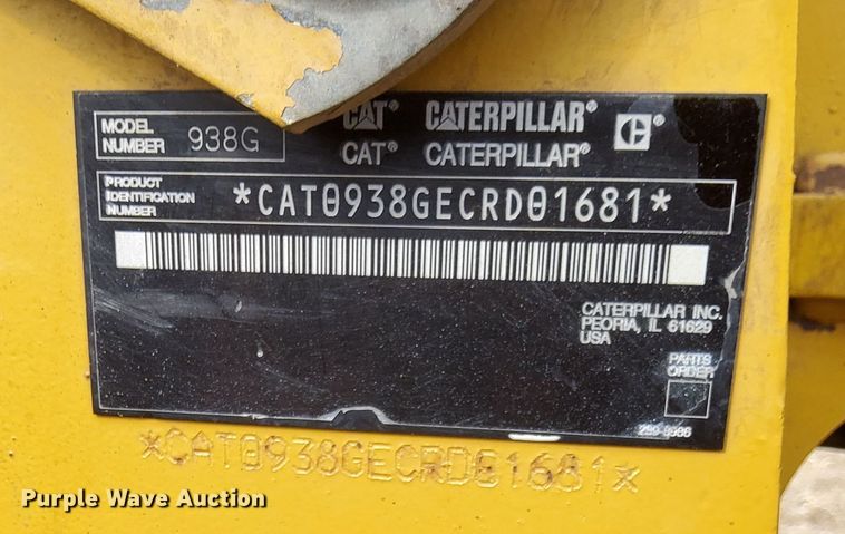 image for item DV0625 2005 Caterpillar 938G Series II wheel loader