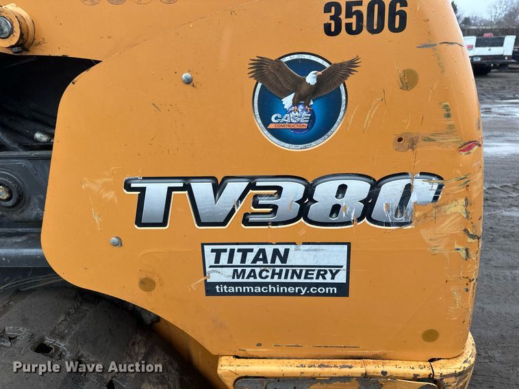 image for item DV0627 2014 Case TV380 tracked skid steer loader