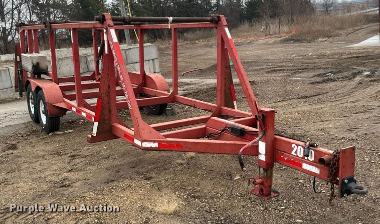 image for item DV0637 2013 JTC JTC-1600 reel trailer