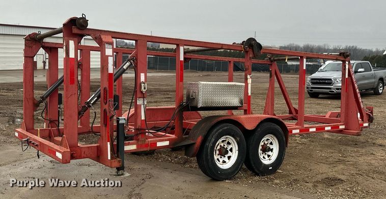 image for item DV0637 2013 JTC JTC-1600 reel trailer