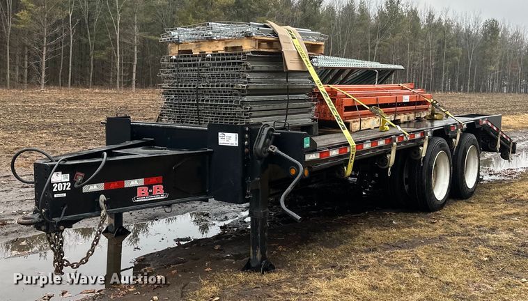 image for item DV0638 2017 Behnke Flatbed Trailer  equipment trailer