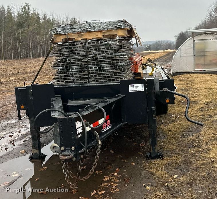 image for item DV0638 2017 Behnke Flatbed Trailer  equipment trailer