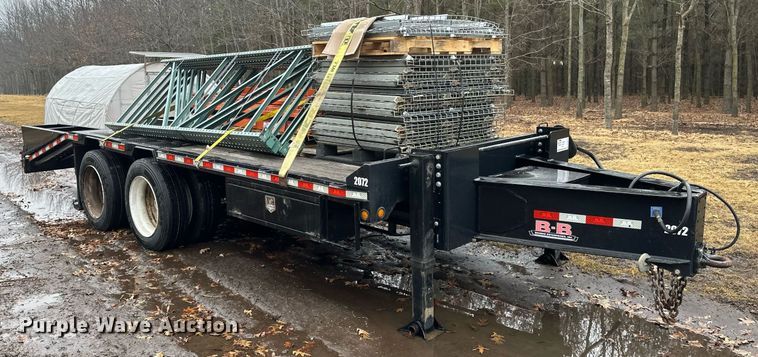 image for item DV0638 2017 Behnke Flatbed Trailer  equipment trailer