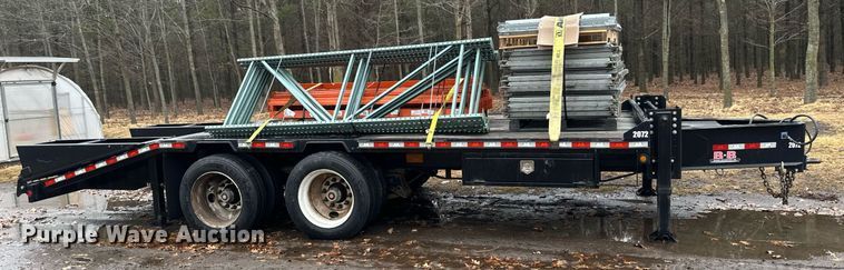 image for item DV0638 2017 Behnke Flatbed Trailer  equipment trailer