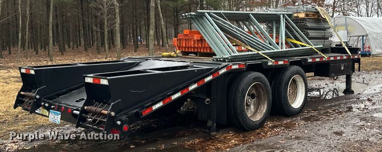 image for item DV0638 2017 Behnke Flatbed Trailer  equipment trailer