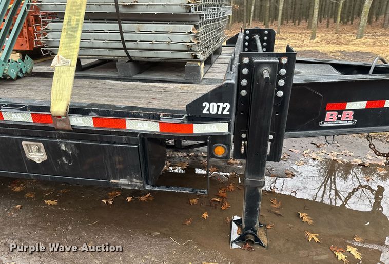 image for item DV0638 2017 Behnke Flatbed Trailer  equipment trailer