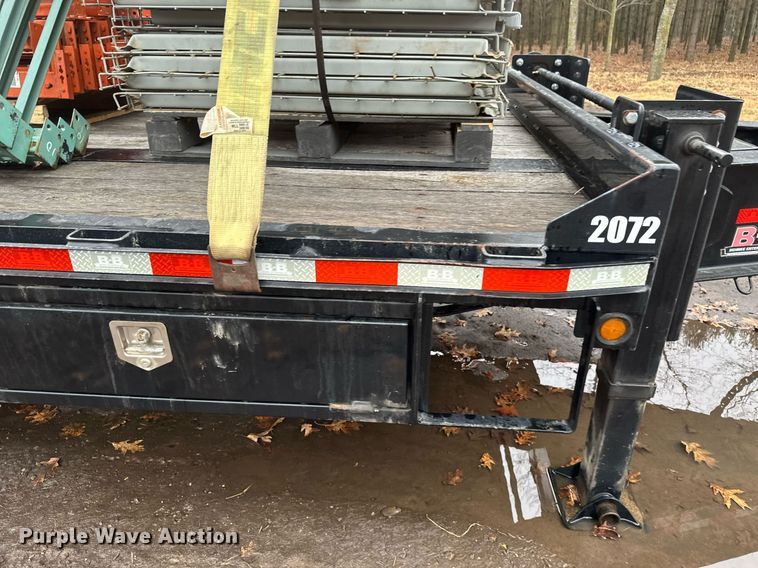 image for item DV0638 2017 Behnke Flatbed Trailer  equipment trailer