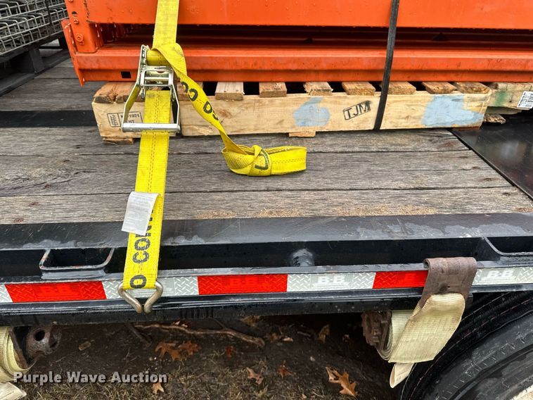 image for item DV0638 2017 Behnke Flatbed Trailer  equipment trailer