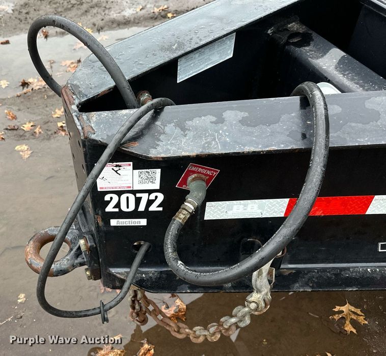 image for item DV0638 2017 Behnke Flatbed Trailer  equipment trailer