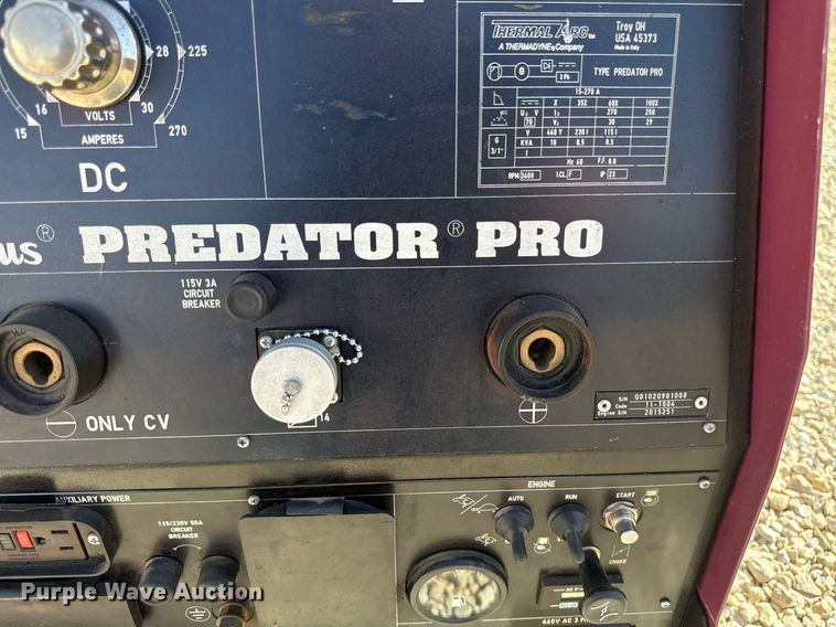 image for item DV0667 Thermal Arc Predator Pro welder/generator