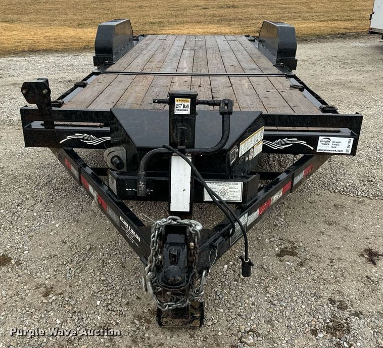 image for item DV1753 2017 Trailerman tilt deck equipment trailer