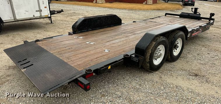image for item DV1753 2017 Trailerman tilt deck equipment trailer