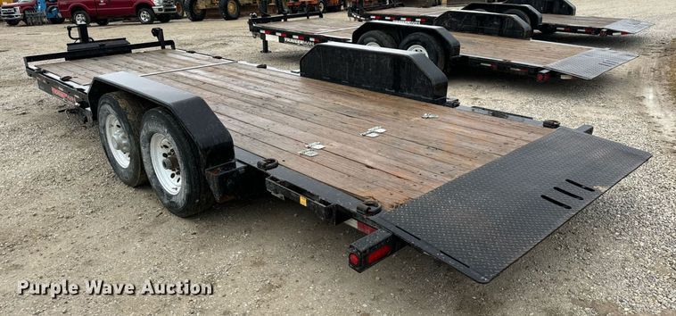 image for item DV1753 2017 Trailerman tilt deck equipment trailer