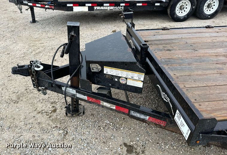 image for item DV1753 2017 Trailerman tilt deck equipment trailer