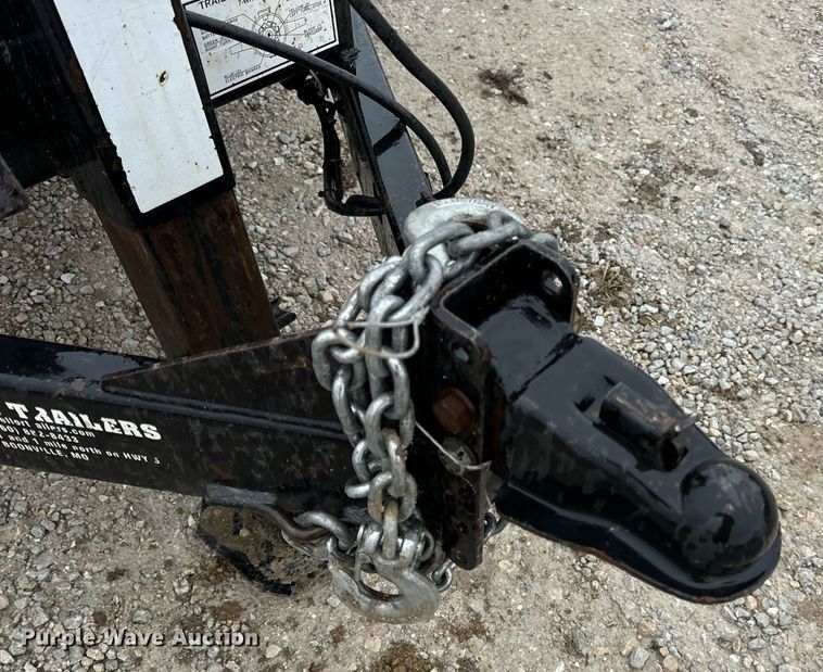 image for item DV1753 2017 Trailerman tilt deck equipment trailer