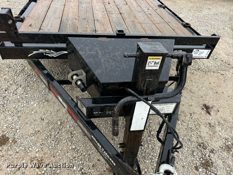 image for item DV1753 2017 Trailerman tilt deck equipment trailer