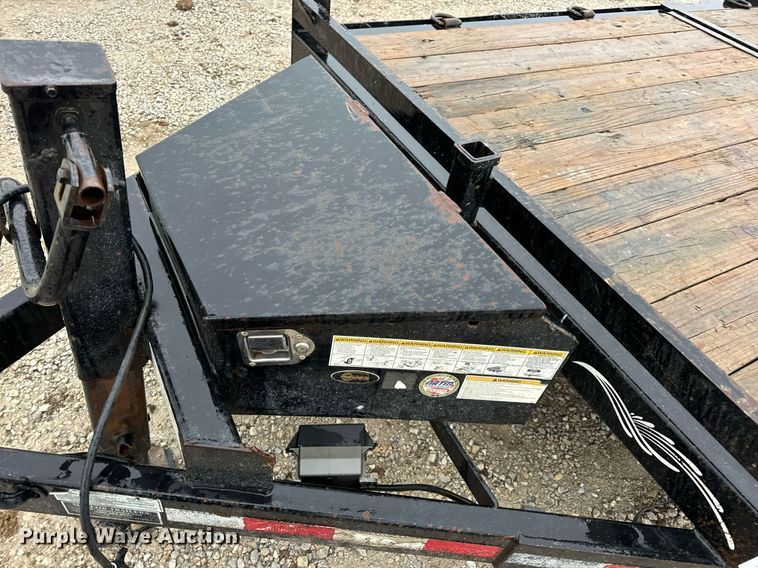 image for item DV1753 2017 Trailerman tilt deck equipment trailer