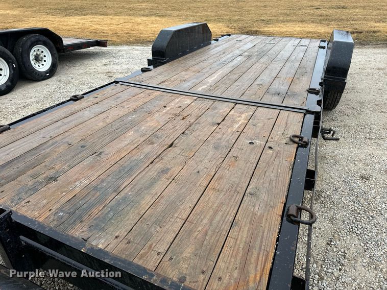 image for item DV1753 2017 Trailerman tilt deck equipment trailer