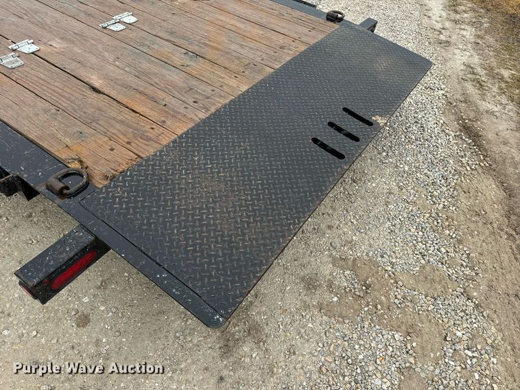 image for item DV1753 2017 Trailerman tilt deck equipment trailer