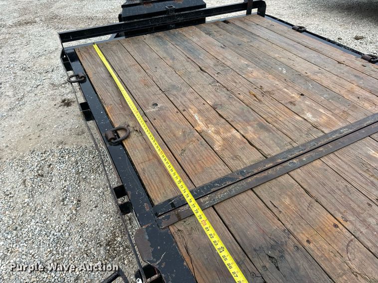 image for item DV1753 2017 Trailerman tilt deck equipment trailer