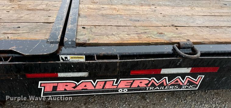 image for item DV1753 2017 Trailerman tilt deck equipment trailer