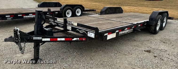 image for item DV1754 2016 Trailerman tilt deck equipment trailer