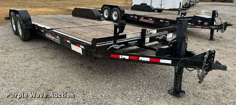 image for item DV1754 2016 Trailerman tilt deck equipment trailer