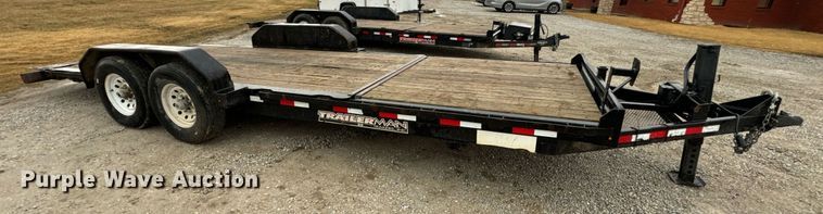 image for item DV1754 2016 Trailerman tilt deck equipment trailer