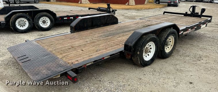 image for item DV1754 2016 Trailerman tilt deck equipment trailer