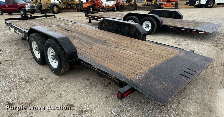 image for item DV1754 2016 Trailerman tilt deck equipment trailer